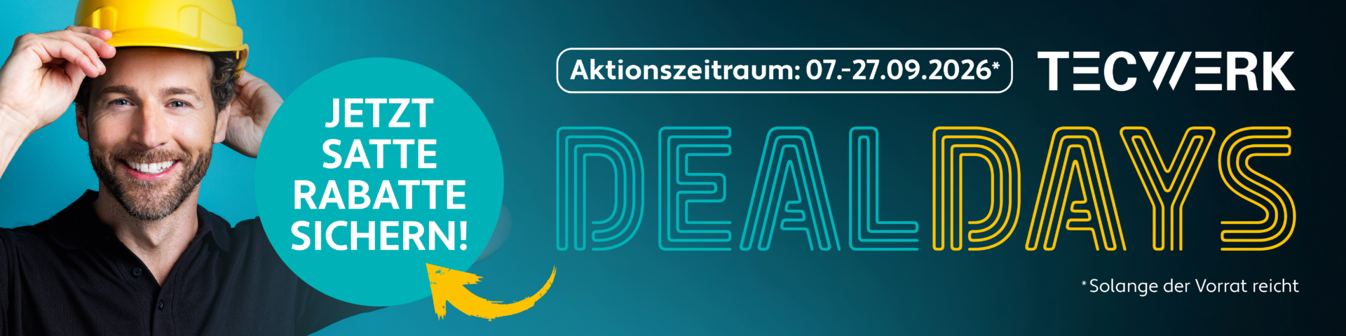 TECWERK DEALDAYS Banner_eSHOP_2000 x 500 px